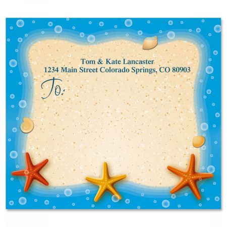 Starfish Trio Mailing Package Label