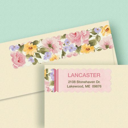 Garden Flair Connect Wrap Around Diecut Address Labels