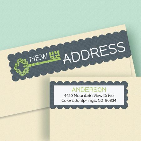 New Pad Connect Wrap Around Diecut Address Labels