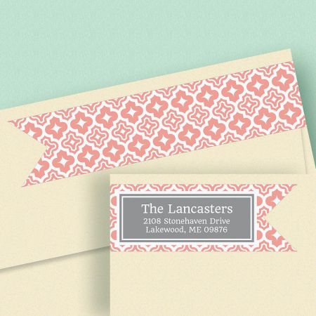 Metropolitan Connect Wrap Around Diecut Address Labels