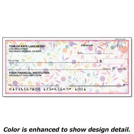 Color Swirl Checks