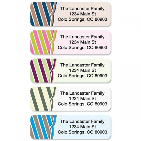 Charming Rolled Address Labels (5 Designs)