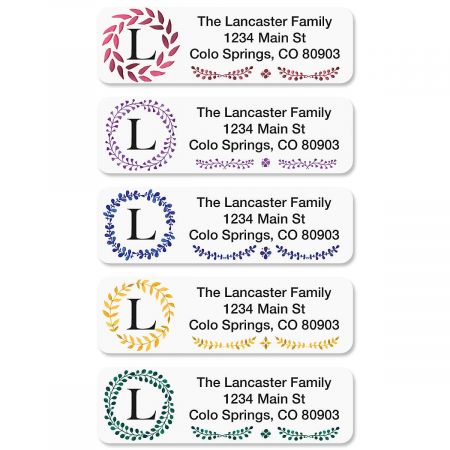Caesar Rolled Address Labels (5 Designs)