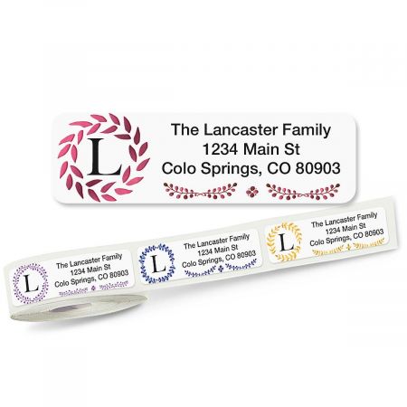 Caesar Rolled Address Labels (5 Designs)