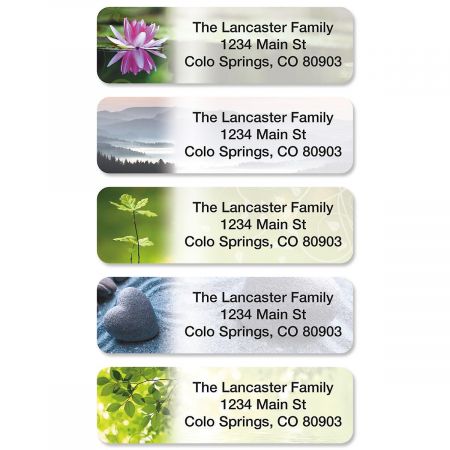 Zen Rolled Address Labels (5 Designs)