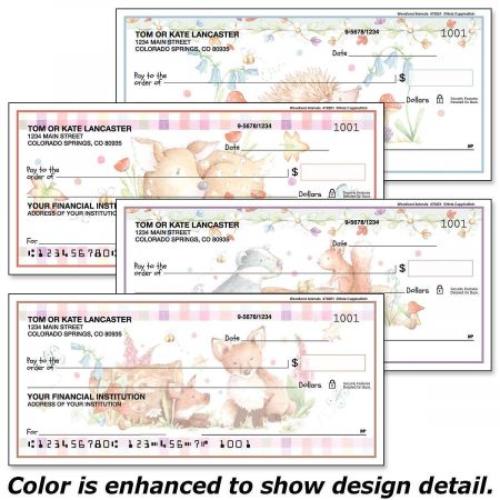 Woodland Animals Checks