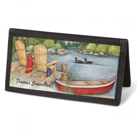Lakeside Checkbook Cover - Personalized