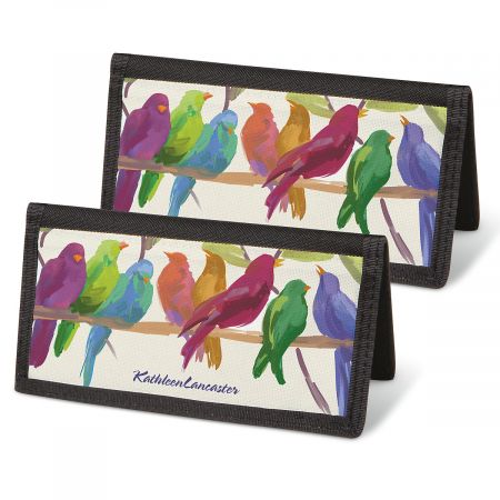 Flocked Together Checkbook Covers