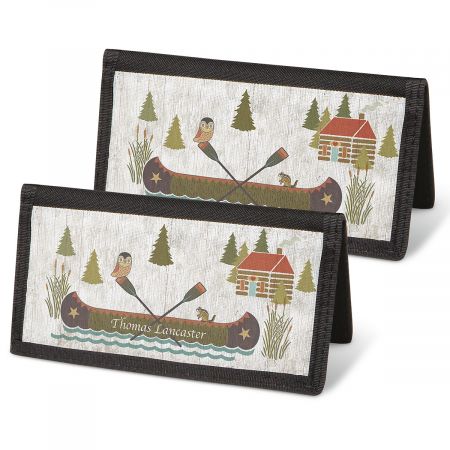 Woodland Lodge Checkbook Covers