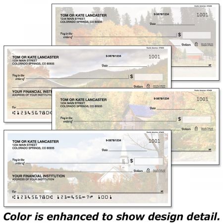 Rustic America Checks