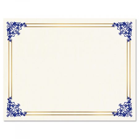 Empire Gold Certificate on White Parchment - Set of 100