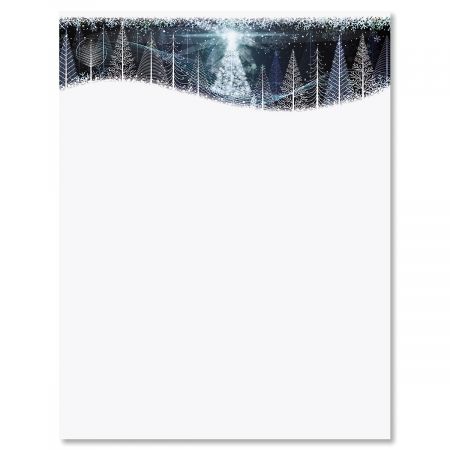 Christmas Twilight Christmas Letter Papers