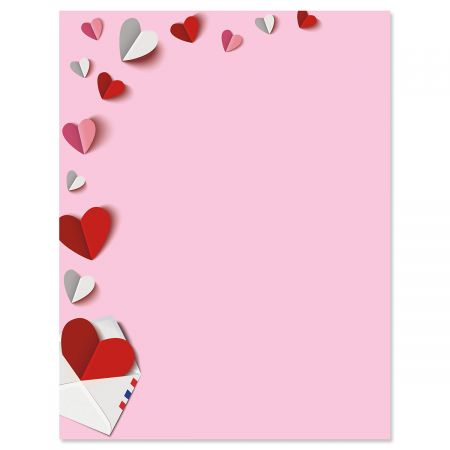 Paper Hearts Valentine S Day Letter Papers Current Catalog