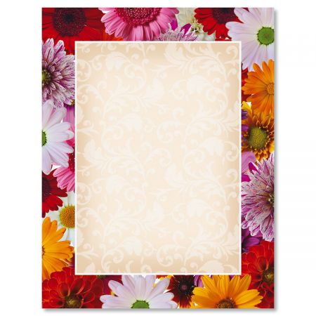 Daisy Frame Easter Letter Papers