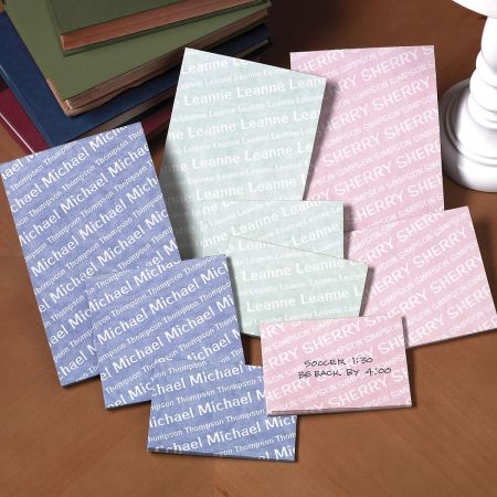 Your Name Personalized Notepad Set