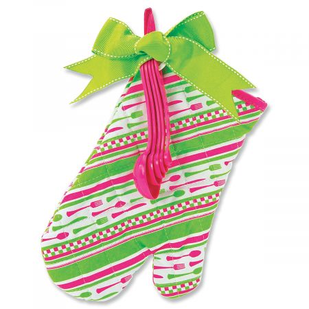 Bon Appétit Oven Mitt and Measuring Spoon Set