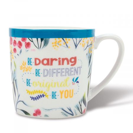 Daring Porcelain Mug by Current Catalog