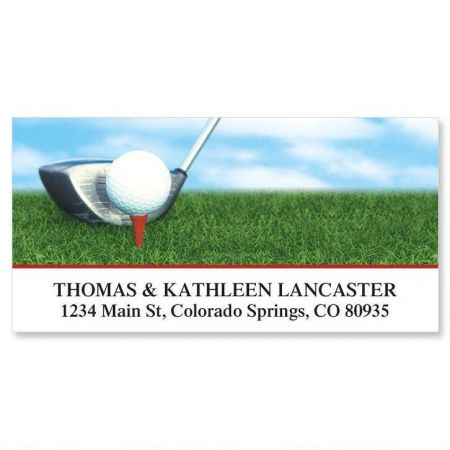 Golf Club Deluxe Address Labels