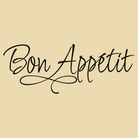 Bon Appetit Vinyl Wall Words