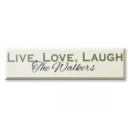 Live, Love, Laugh Wood Plaque