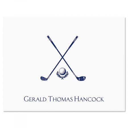 Golf Personalized Note Cards