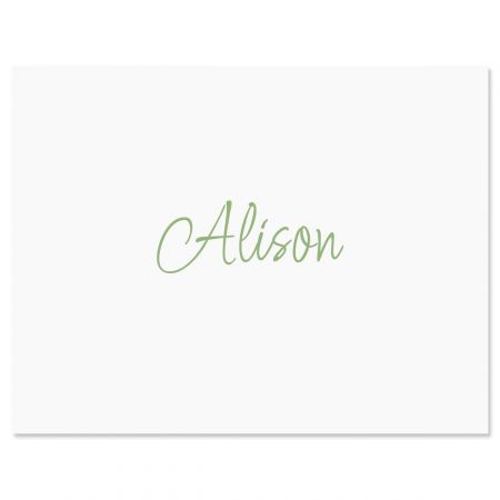 Casual Personalized Note Cards