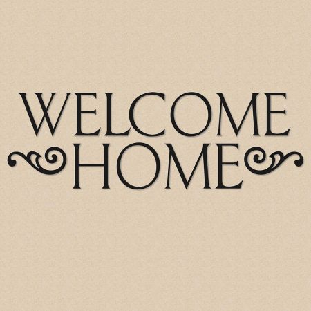 Welcome Home Vinyl Wall Words