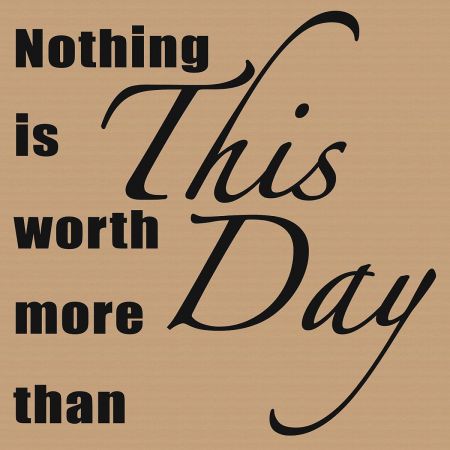 Nothing is worth more Vinyl Wall Words