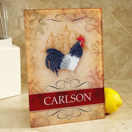 rooster cutting board