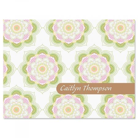 Mandala Personalized Note Cards