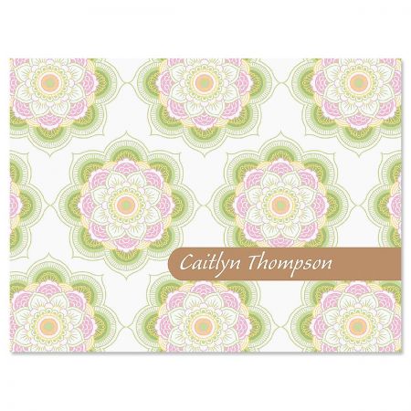 Mandala Personalized Note Cards