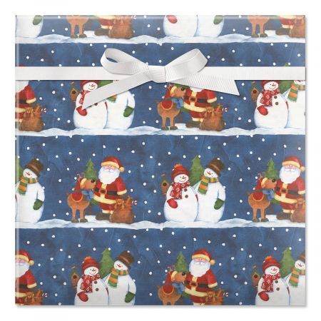 Winter Snowpals Jumbo Rolled Gift Wrap