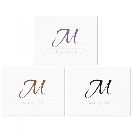 Inspirational Personalized Note Cards (3 Color Choices)