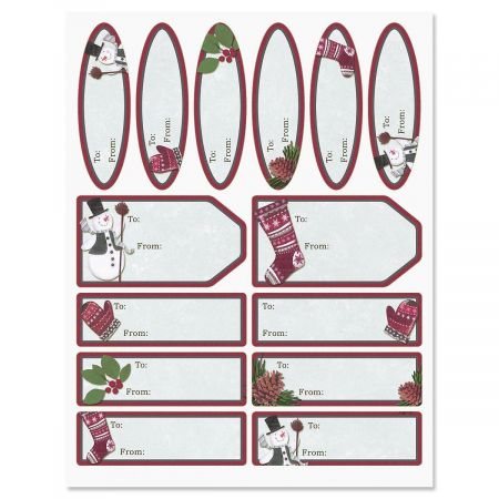 Woodland Cottage Labels