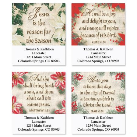 Reason for the Season Address Labels (4 designs)