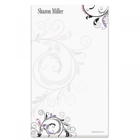 Black & Grey Fantasy Personalized Notepads