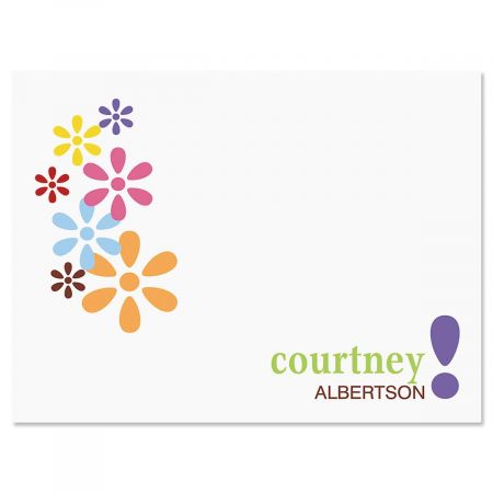 Hopscotch Personalized Note Cards