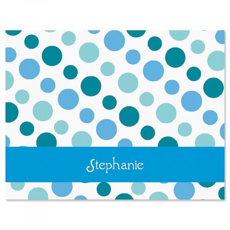 Zippy Dots Personalized Note Cards