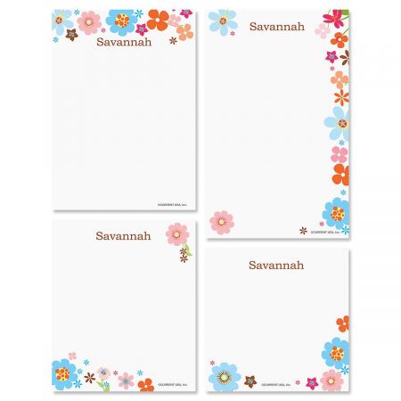 Sprightly Personalized Notepad Set