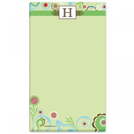 Fanciful Initial Personalized Notepads
