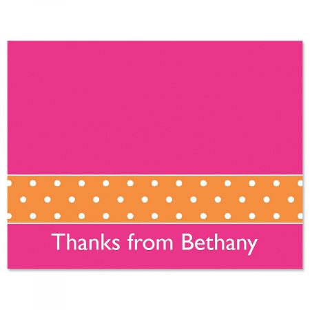 Zesty Dots Thank You Card