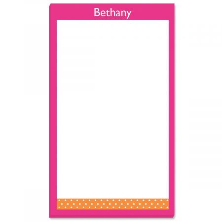 Zesty Dots Personalized Notepads