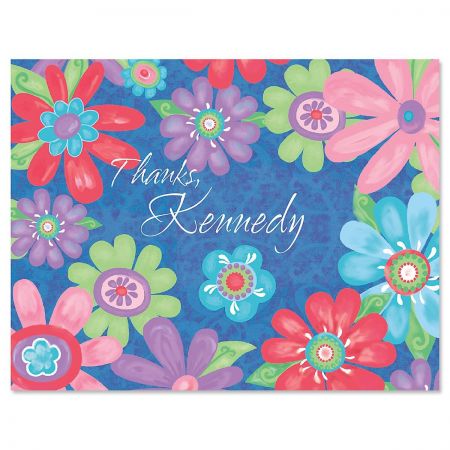 Blossom Personalized Thank You Cards