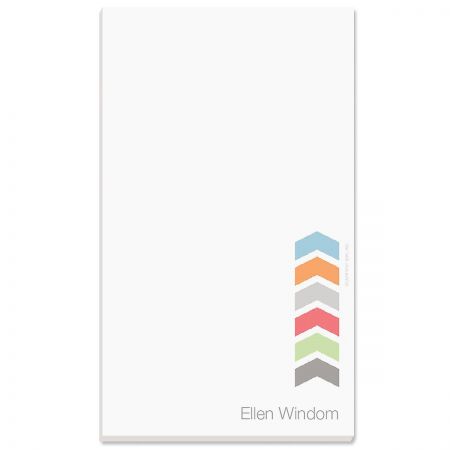 Chic Chevron Personalized Notepads