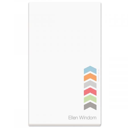 Chic Chevron Personalized Notepads