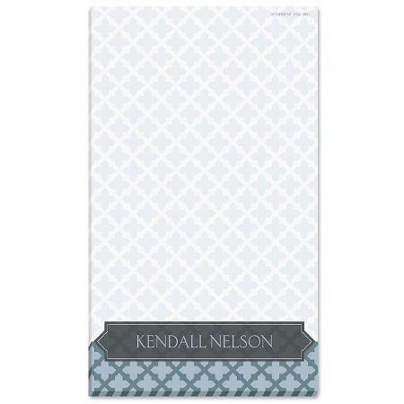 Quatrefoil Personalized Notepads