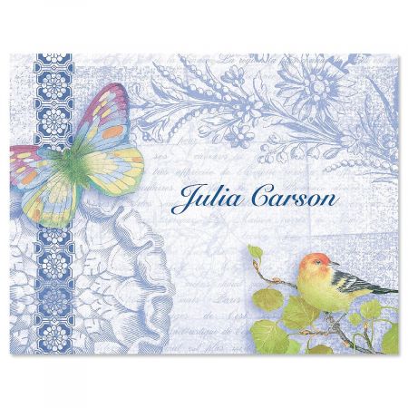 Exotic Prints Personalized Note Card