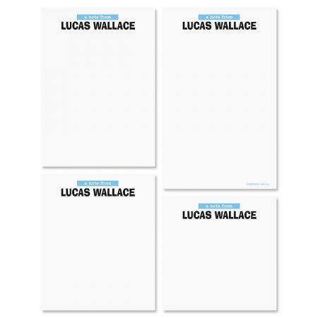Shout Out Personalized Notepad Set