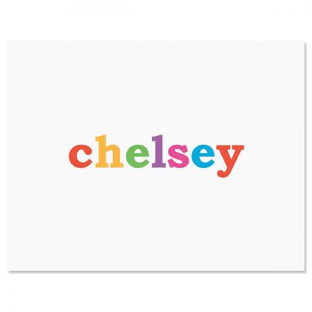 Paintbox Personalized Note Cards