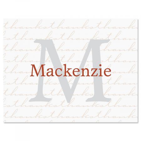Extravagant Personalized Thank You Cards